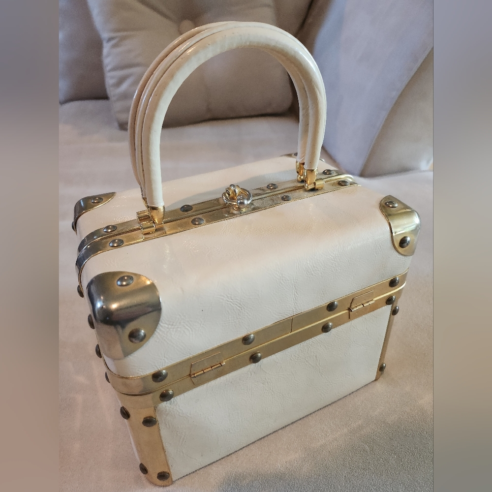Vintage Rosenfeld Italian Trunk Handbag 1960s
